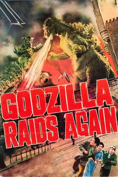 Godzilla Raids Again (1955) movie poster