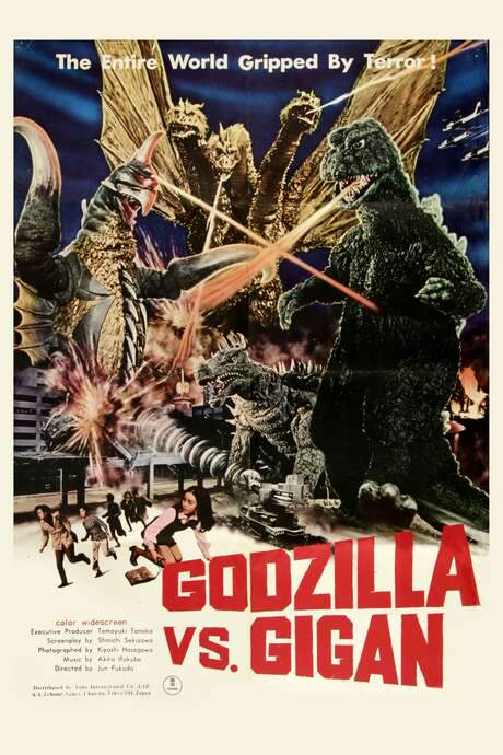 Godzilla vs. Gigan (1972) movie poster