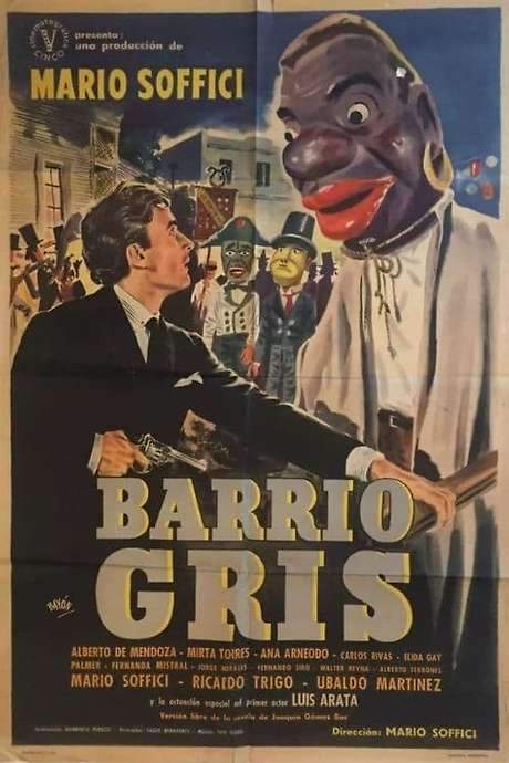 Gray neighborhood (1954) movie poster