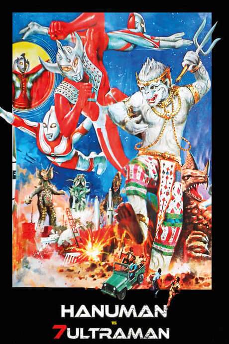 Hanuman and the Seven Ultramen (1974) movie poster