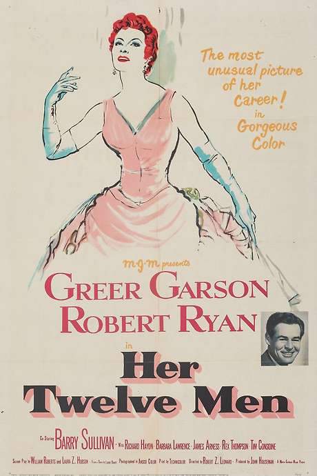 Her Twelve Men (1954) movie poster