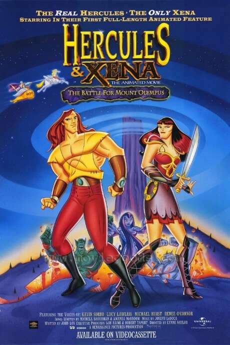 Hercules and Xena - The Animated Movie: The Battle for Mount Olympus (1998) movie poster