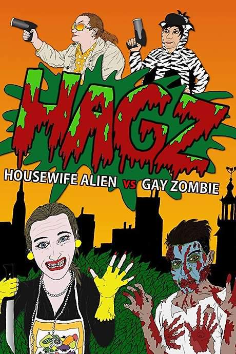 Housewife Alien vs. Gay Zombie (2017) movie poster