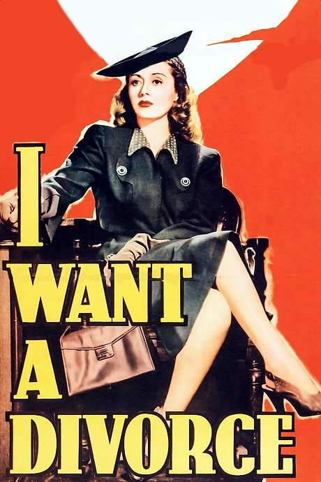 I Want a Divorce (1940) movie poster