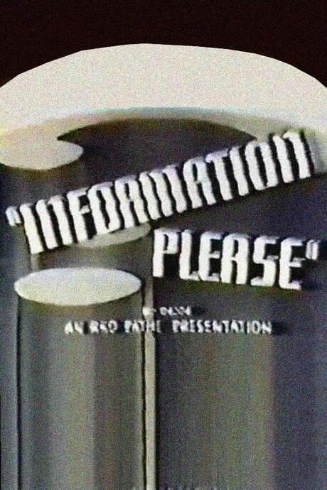Information Please: Series 1, No. 1 (1939) movie poster