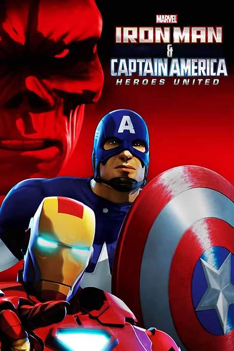 Iron Man & Captain America: Heroes United (2014) movie poster