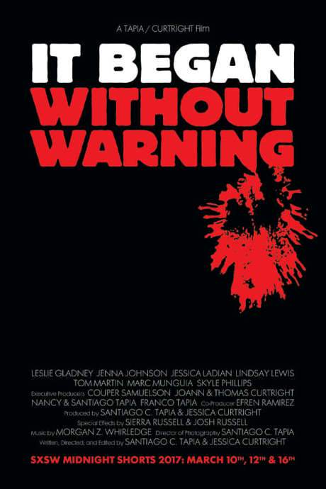 It Began Without Warning (2017) movie poster