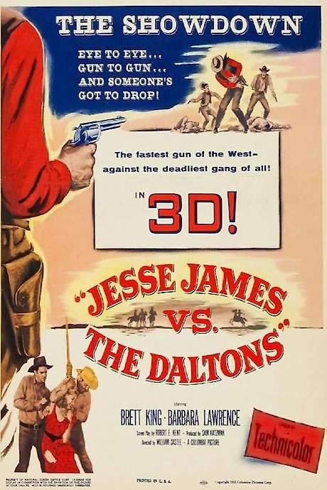Jesse James vs. the Daltons (1954) movie poster