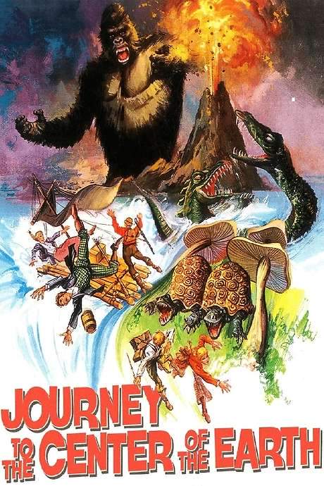 Journey to the Centre of the Earth (1977) movie poster