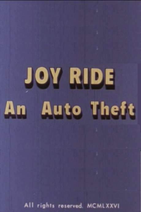 Joy Ride: An Auto Theft (1976) movie poster