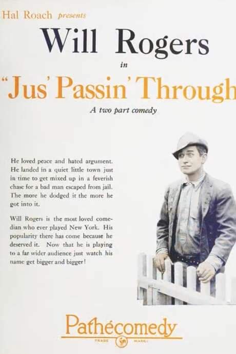 Jus’ Passin’ Through (1923) movie poster