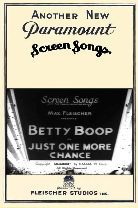 Just One More Chance (1932) movie poster