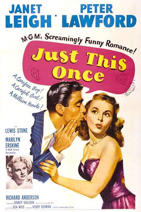 Just This Once (1952) movie poster