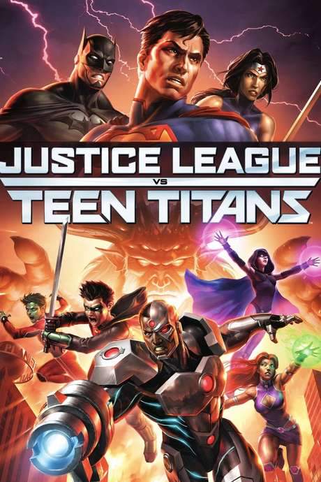 Justice League vs. Teen Titans (2016) movie poster