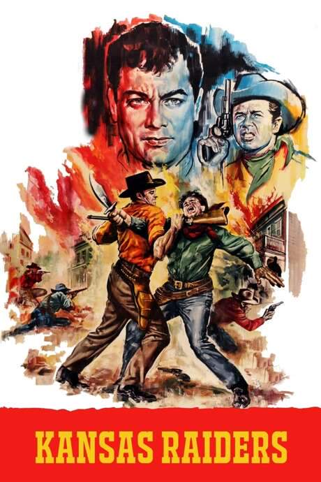 Kansas Raiders (1950) movie poster