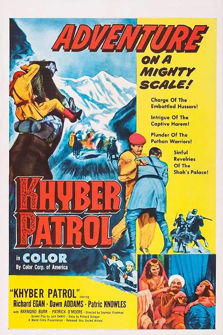 Khyber Patrol (1954) movie poster
