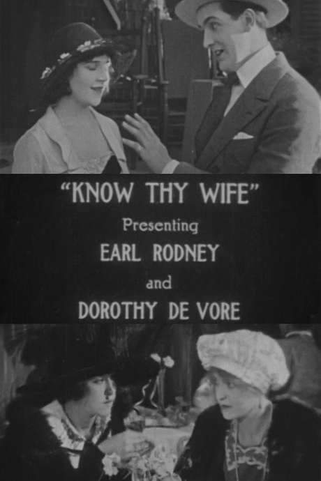 Know Thy Wife (1918) movie poster