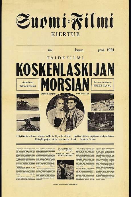 Koskenlaskijan morsian (1923) movie poster