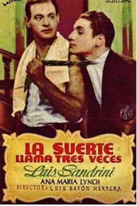 La suerte llama tres veces (1943) movie poster