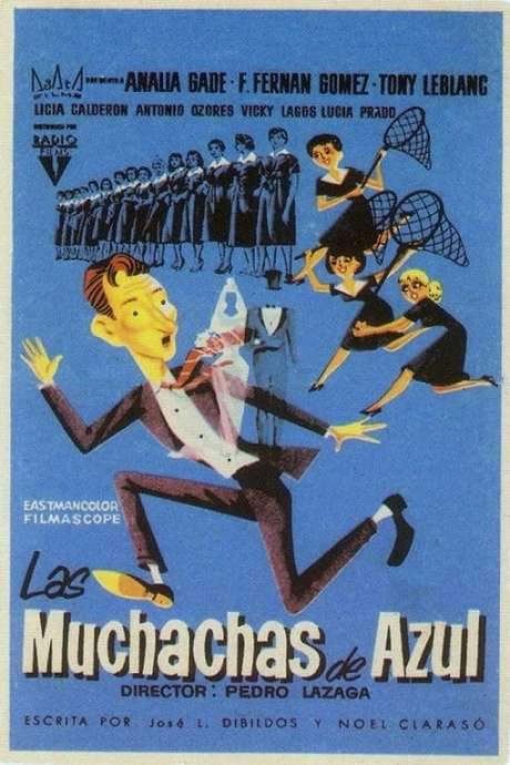 Las muchachas de azul (1957) movie poster