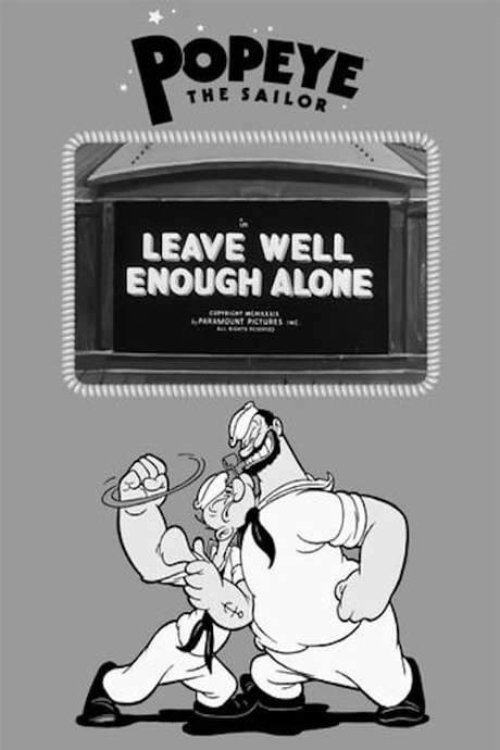 Leave Well Enough Alone (1939) movie poster