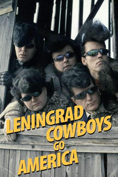 Leningrad Cowboys Go America (1989) movie poster