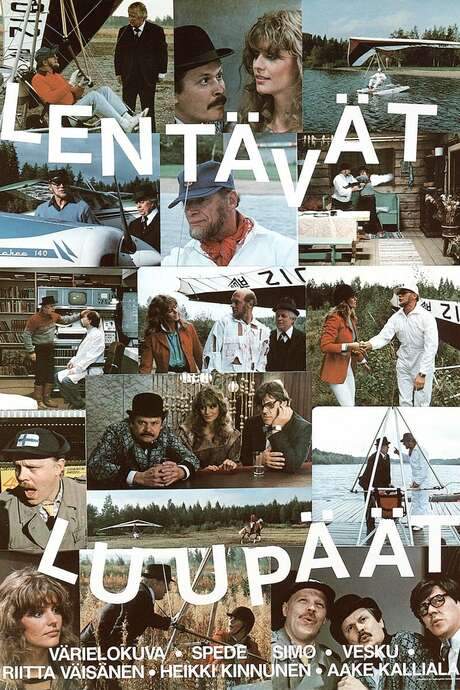 Lentävät luupäät (1984) movie poster