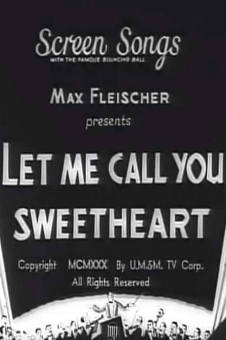 Let Me Call You Sweetheart (1932) movie poster