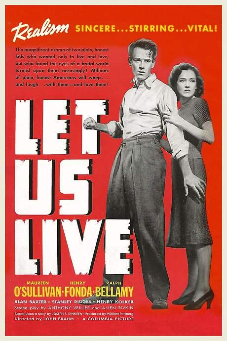 Let Us Live (1939) movie poster