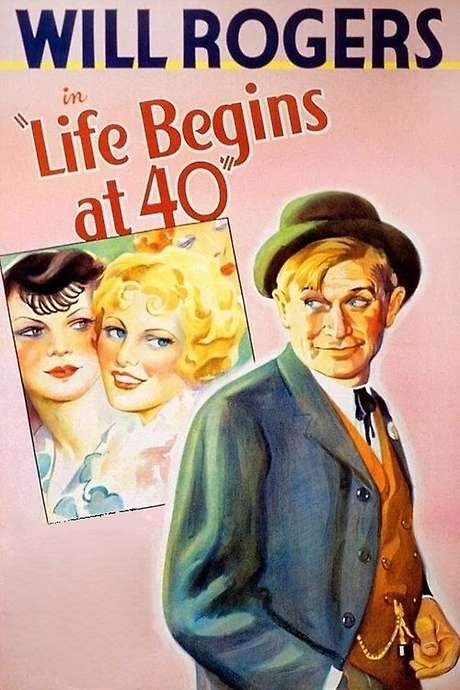Life Begins at Forty (1935) movie poster