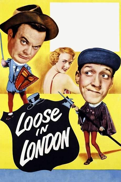 Loose in London (1953) movie poster