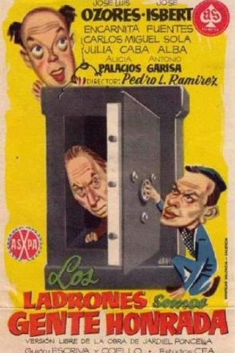 Los ladrones somos gente honrada (1956) movie poster