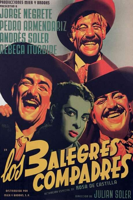 Los tres alegres compadres (1952) movie poster
