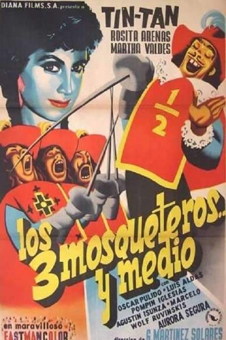 Los tres mosqueteros y medio (1957) movie poster