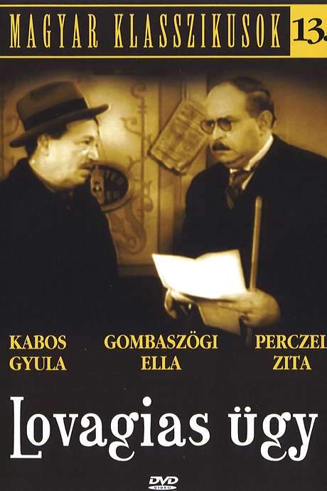 Lovagias ügy (1937) movie poster
