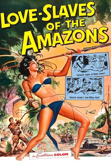 Love Slaves of the Amazons (1957) movie poster