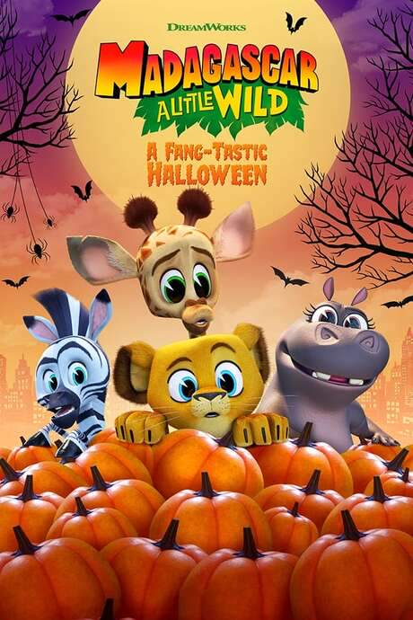 Madagascar: A Little Wild - A Fang-Tastic Halloween (2020) movie poster