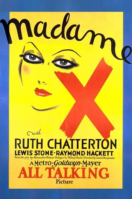 Madame X (1929) movie poster