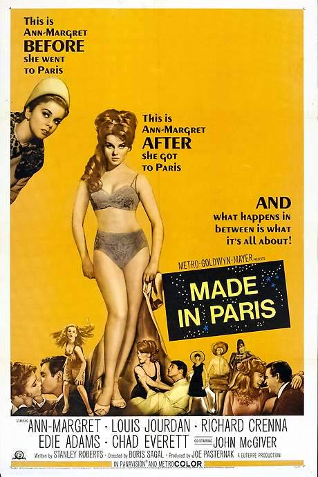Made in Paris (1966) movie poster