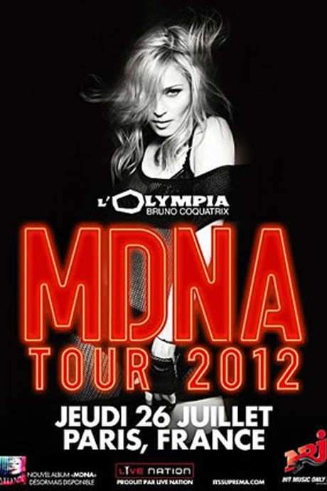 Madonna: Live at Paris Olympia (2012) movie poster