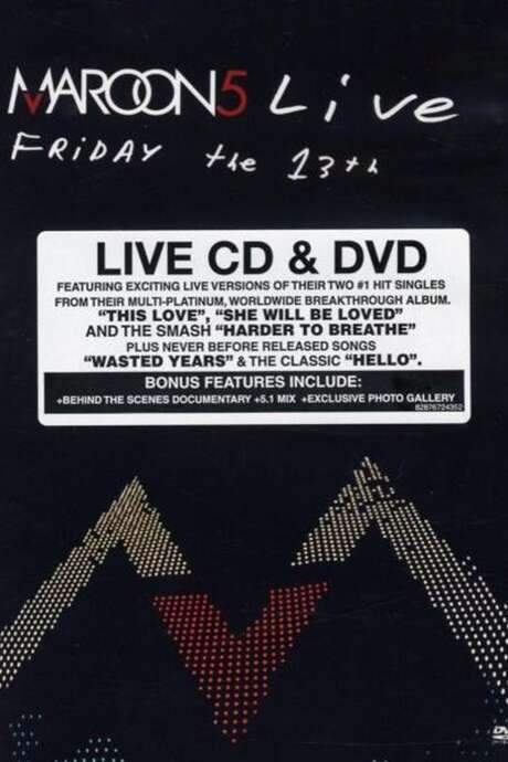 Maroon 5: Live - Friday the 13th (2005) movie poster