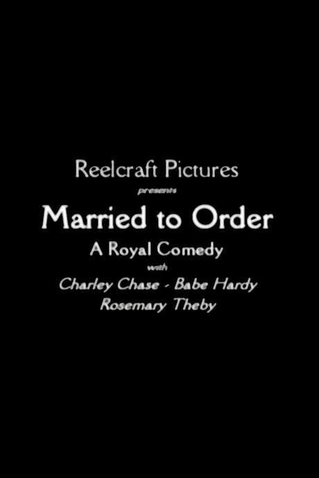 Married to Order (1920) movie poster