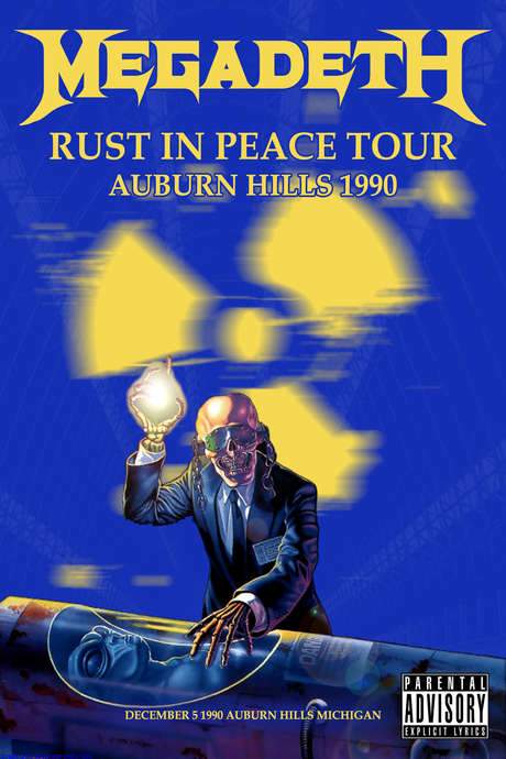 Megadeth: [1990] Rust in Detroit movie poster