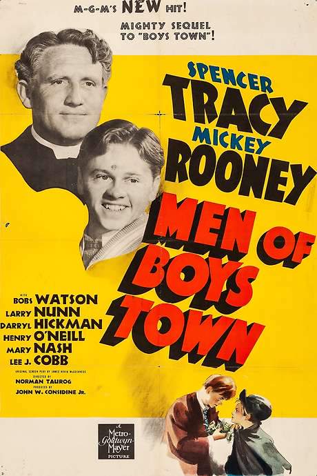 Men of Boys Town (1941) movie poster