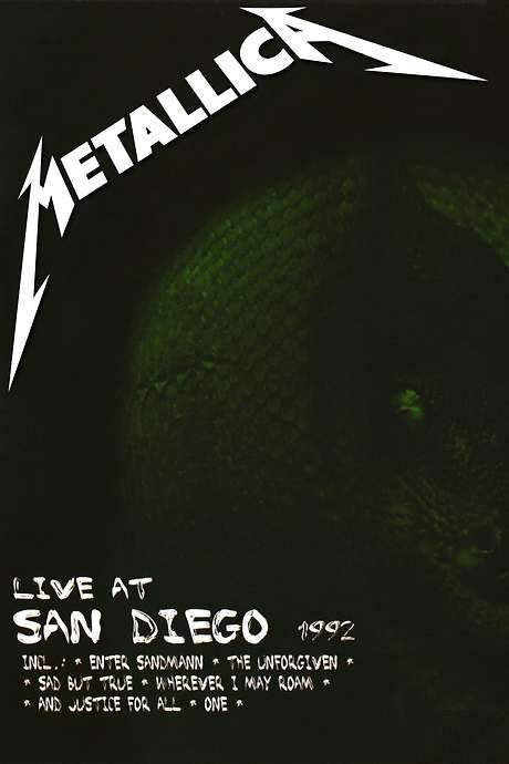 Metallica: Live at San Diego (1992) movie poster