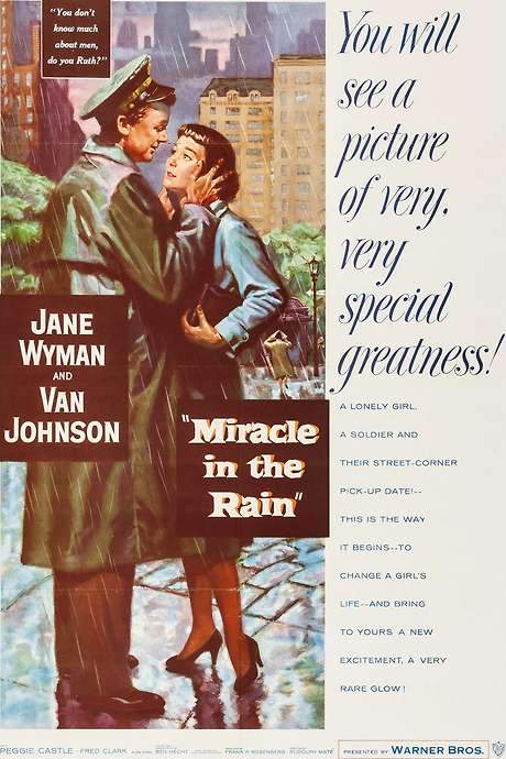Miracle in the Rain (1956) movie poster