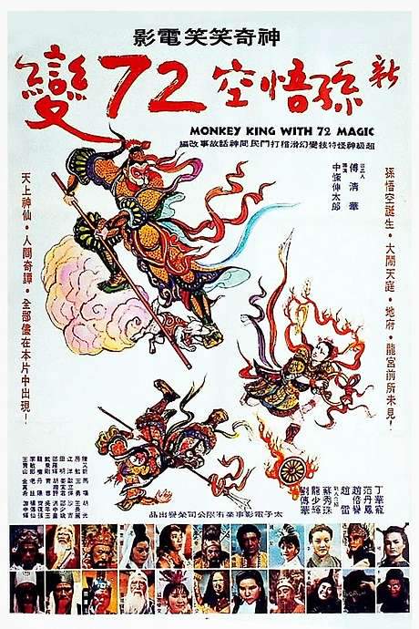 Monkey King with 72 Magic (1976) movie poster