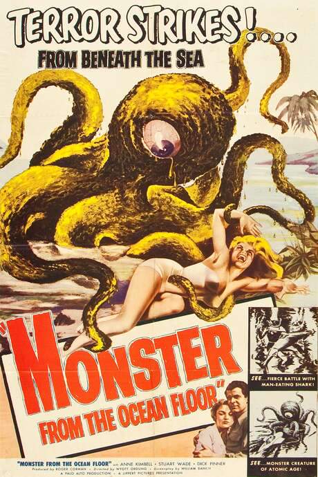 Monster from the Ocean Floor (1954) movie poster