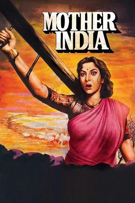 Mother India (1957) movie poster