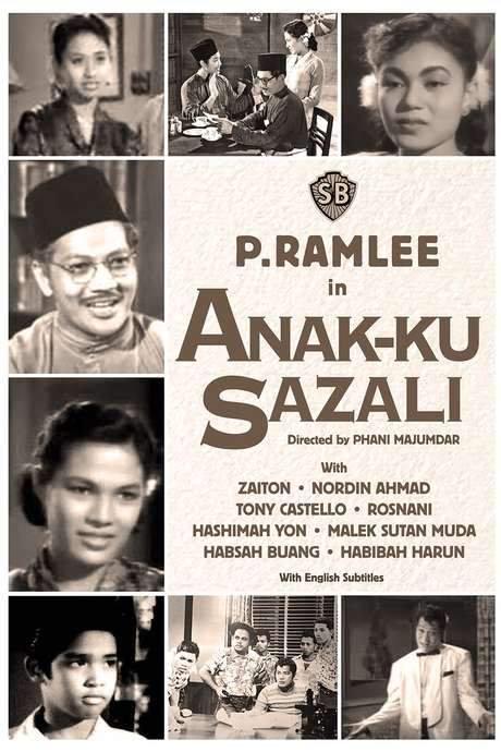 My Son Sazali (1956) movie poster